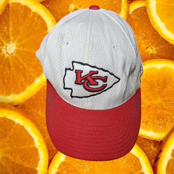 Reebok Kansas City Chiefs‎ Pro Line White-Red 2-Tone Hat - Picture 1 of 8